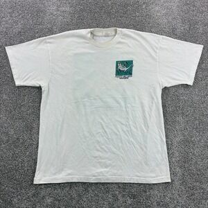 Vintage Puerto Vallarta Mexico Shirt Mens 2XL White‎ Surf Fashion Lizard